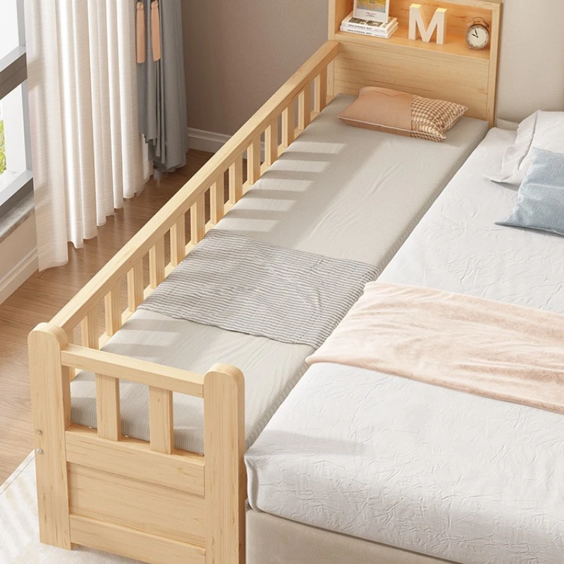 Children's splicing bed Wide bed Crib Splicing large bed Baby  Adults can sleep Wide artifact Bedside