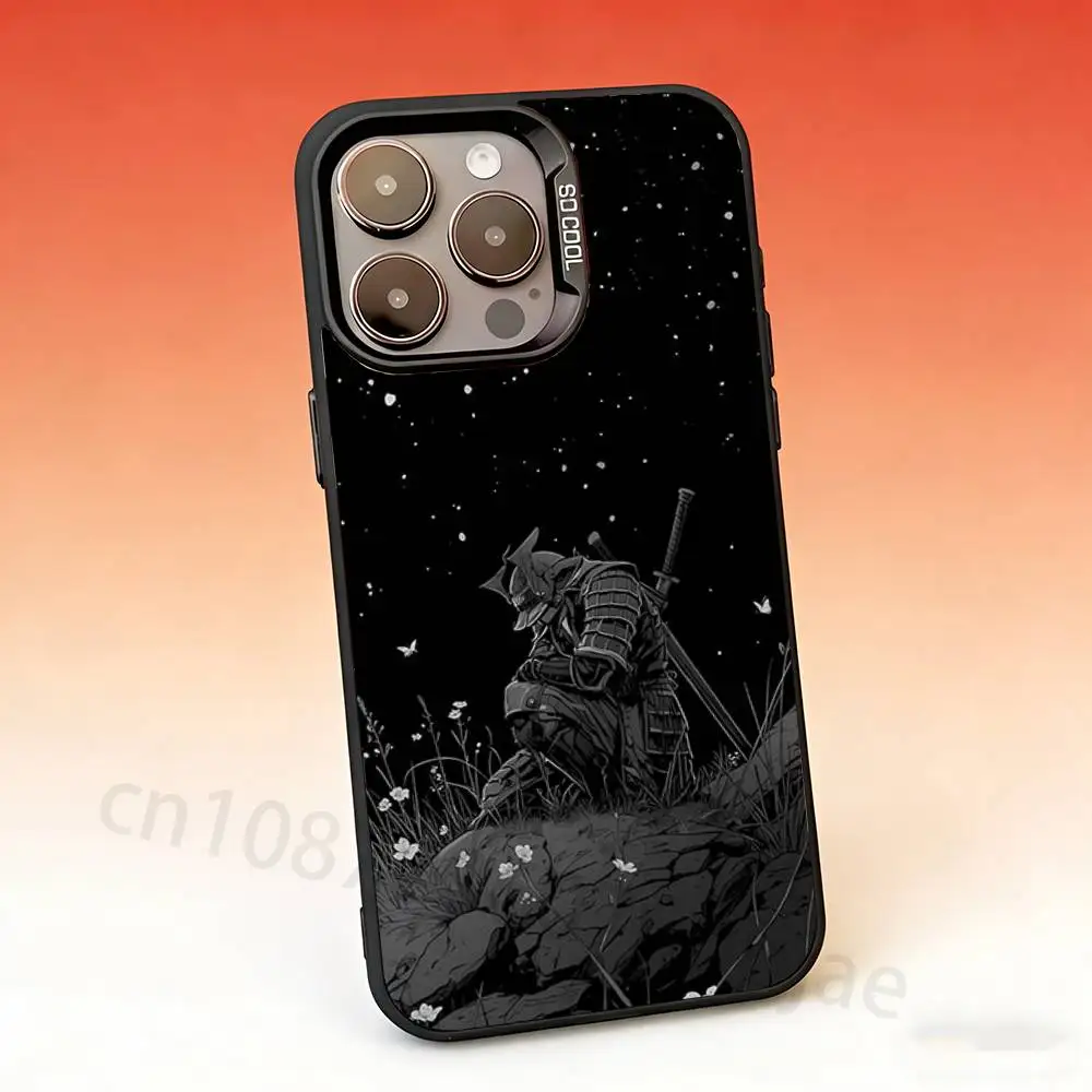 Warrior Phone Case For iPhone 17,16,15,14,13,12,11,Pro,Max,Plus,Mini Candy Matte Shockproof Cover