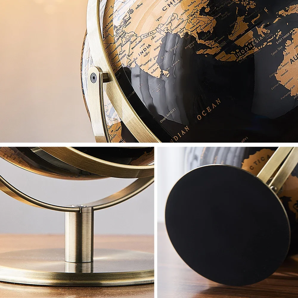 Modern Creative Globe Decoration Light Luxury Crafts Living Room Porch Wine Cabinet Office Desk Decoration