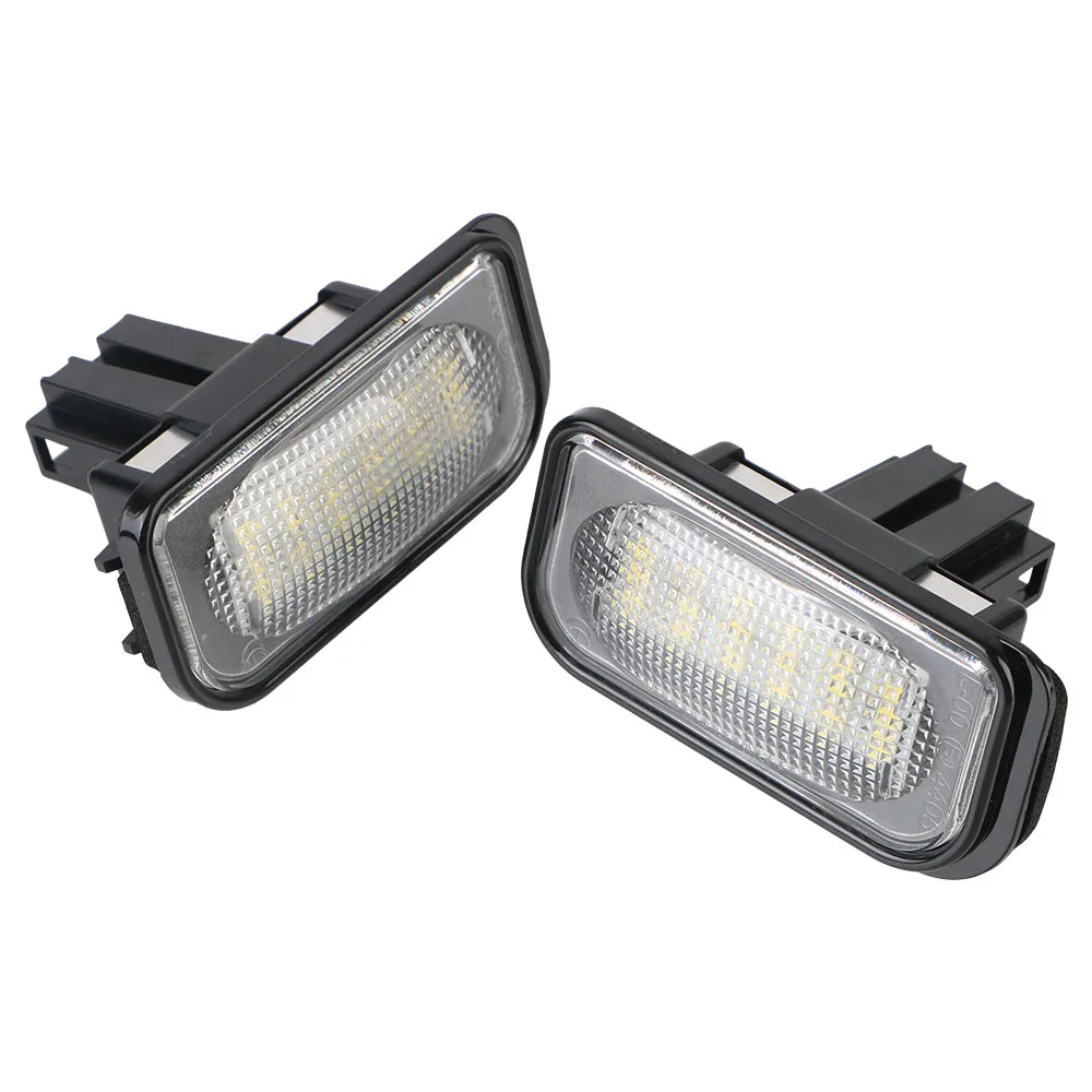 Number Plate Lamp Waterproof Assembly White License Plate Light 2pcs for Benz W203 12V LED image 4