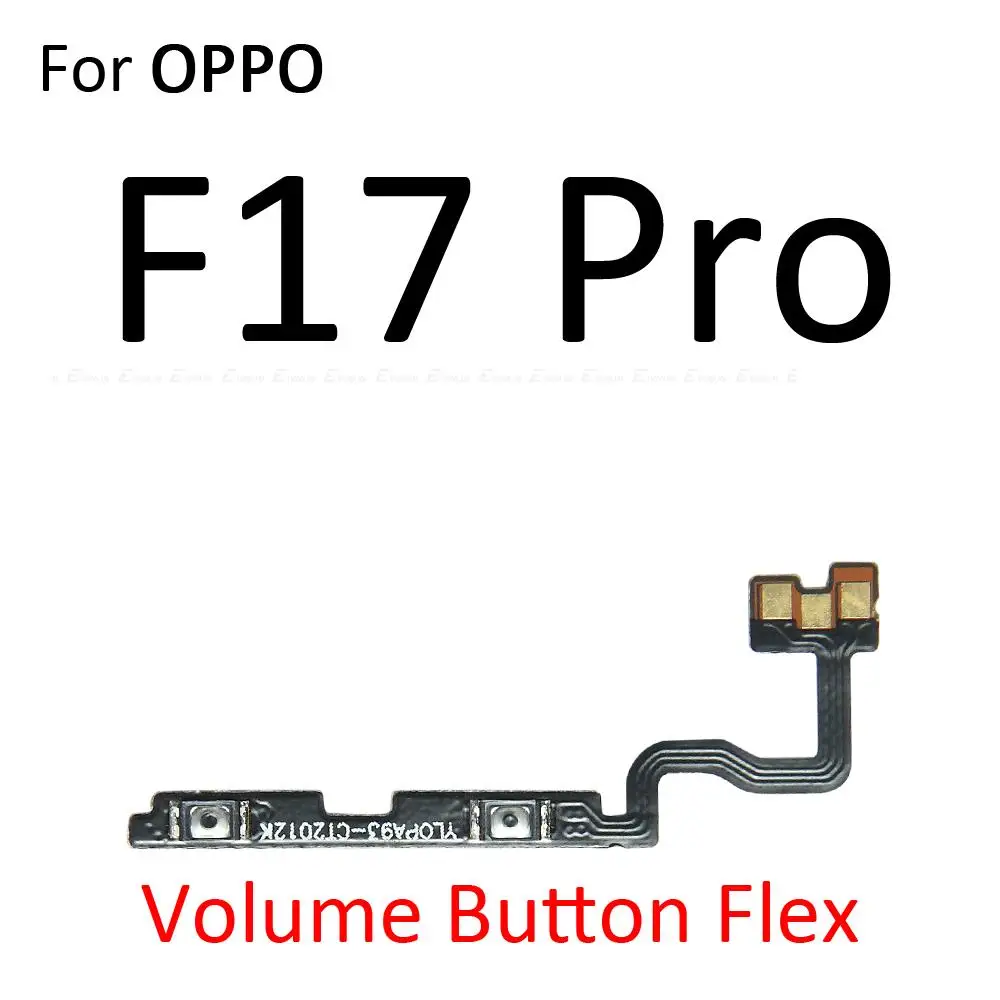 Volume Button ON OFF Key Mute Switch Power Silent Flex Cable For OPPO F3 F9 F11 F15 F17 Pro Repair Parts