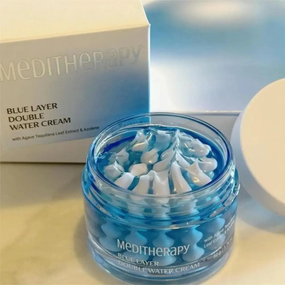 50g Original Nourish Hydrating Meditherapy Blue Layer Double Water Cream mit Agave Tequilana Blattextrakt Azulen-Kapselcreme