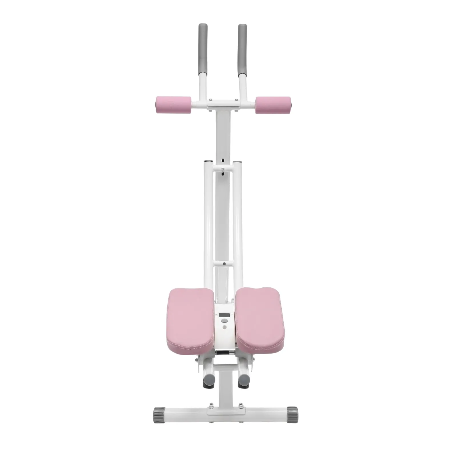 Foldable Abdominal Trainer Machine, Ab Workout Equipment with 2 Levels Incline & 5 Waist Cruncher Core Toner, Shaper with LED Display Monitor,330 Lbs Weight Capacity Height Adjustable for Home Gym