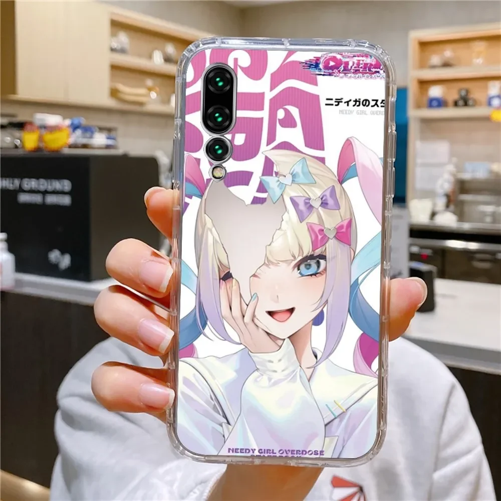 Needy Girl Overdose Game Phone Case For Xiaomi 11 Redmi Note 11 5G 8T 9A 9 10T Note8Pro Note9 12SUltra Transparent Case