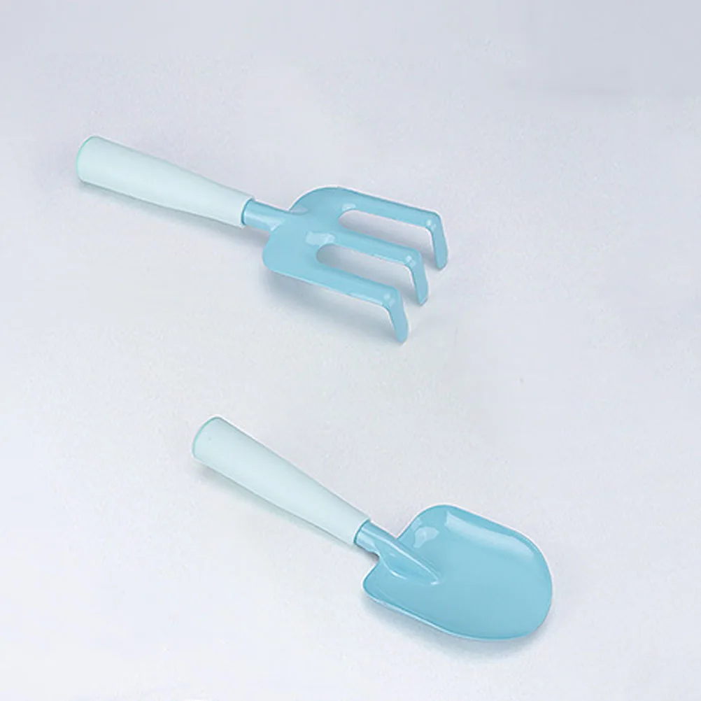 

1Set Kids Gardening Tools Small Trowel Rake Durable Safe Outdoor Planting Tools for Children Yard Gardening Set