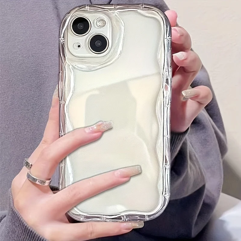 Прозрачный силиконовый чехол для телефона для iPhone 17, 13, 11, 16, 15, 14 Pro Max 12 Air 7 8 Plus XR X Xs 17 Pro max, противоударный чехол