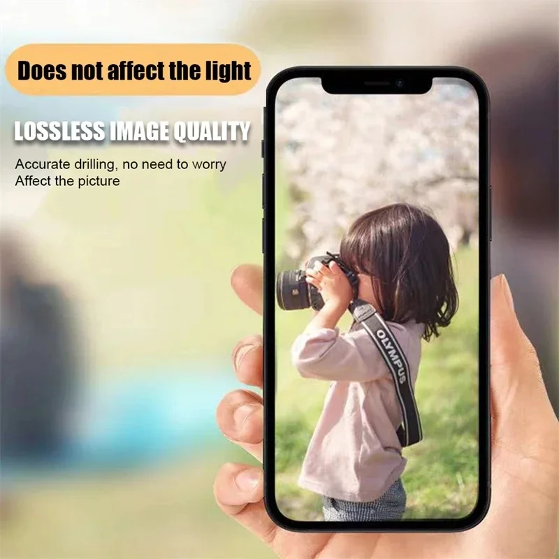 Seconds Change Fake Camera Lens Modified Protector For iPhone 11 12 Turn to 12 13 Pro Mini Titanium Alloy Phone Sticker Cover