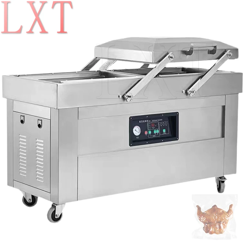 

Industrial Double Chamber Vacuum Sealer Commercial Food Meat Vaccum Packing Sealing Machine