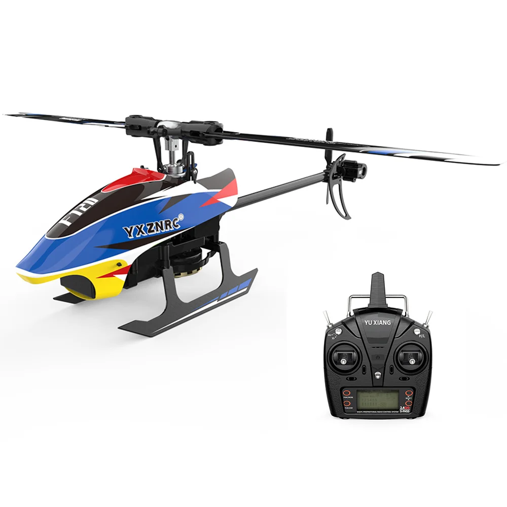 YUXIANG F120 6CH 3D6G Brushless Direct Drive Flybarless RC Helicopter RTF 2.4G Compatible with FUTABA S-FHSS