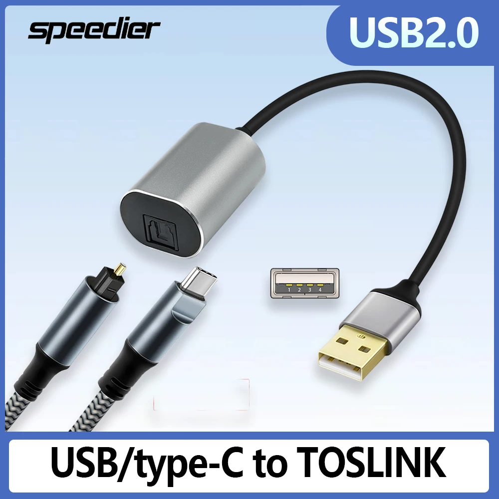 

Кабель USB 2.0 USB-C типа C «папа» — «мама» TOSLINK поддерживает SPDIF PCM стереоптический OPT аудио для внешней звуковой карты 0,2 м 1,8 м
