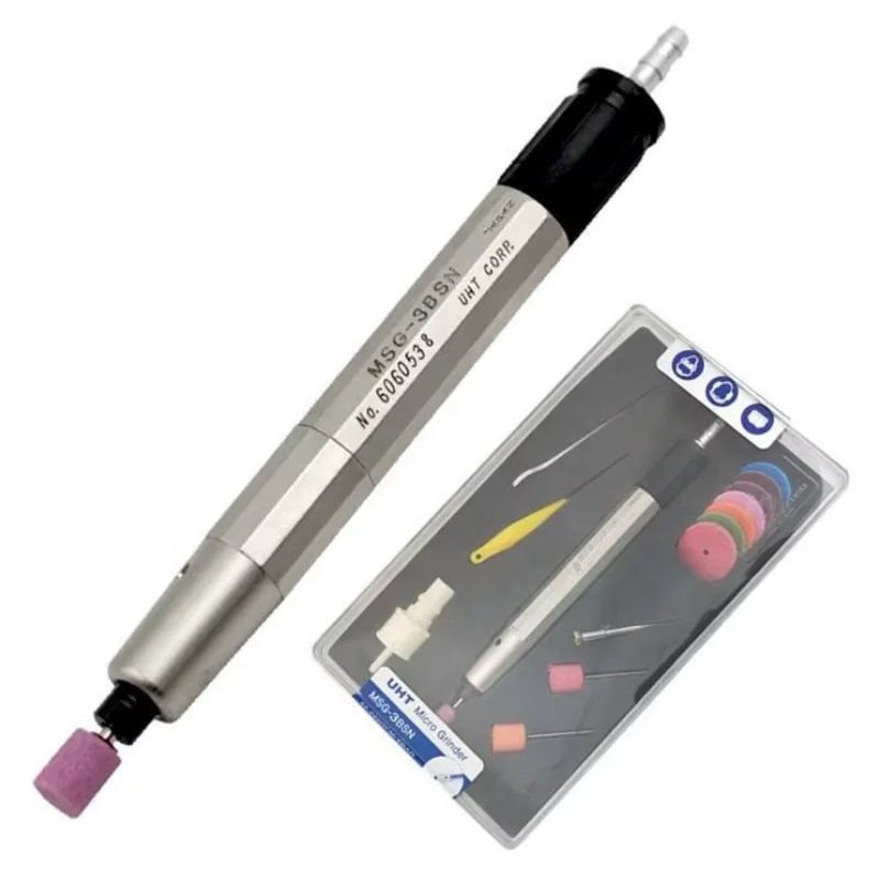 

Japanese Original UHT-3BSN Pneumatic Sanders Low Noise Micro Air Grinder Tool for Metal Mold Plastic-Air Grinding Mill