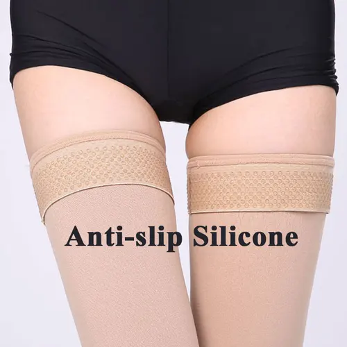 Imagen 2 del producto 1 par de medias de compresión para venas varicosas, nivel de presión 1, 15-23MMHG