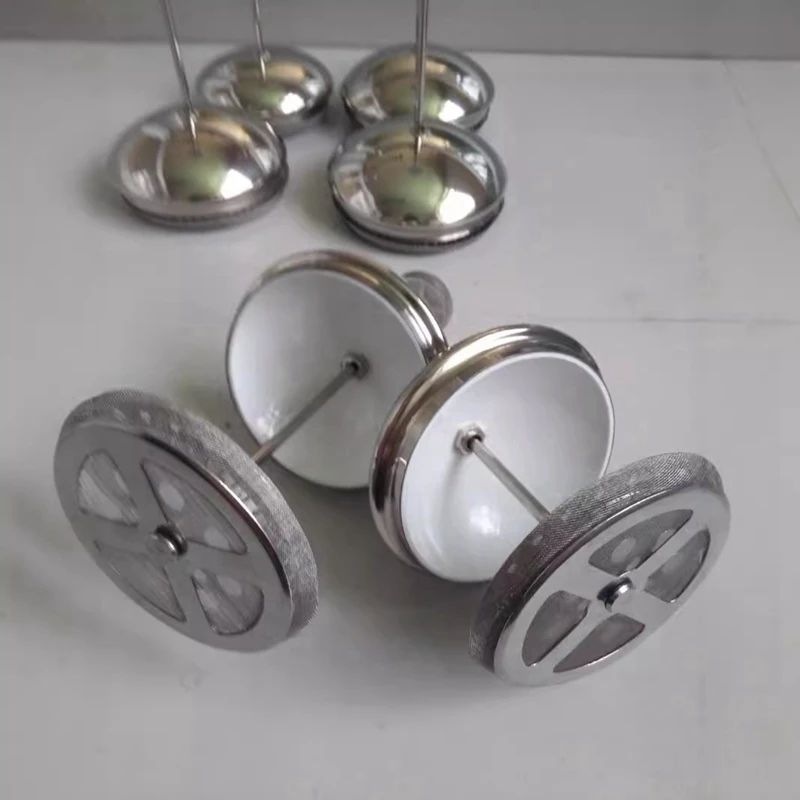 BAAG-filtres de presse française en acier inoxydable, contenant un disque en spirale, un disque d'écran de presse française en maille pour une large presse française 600Ml