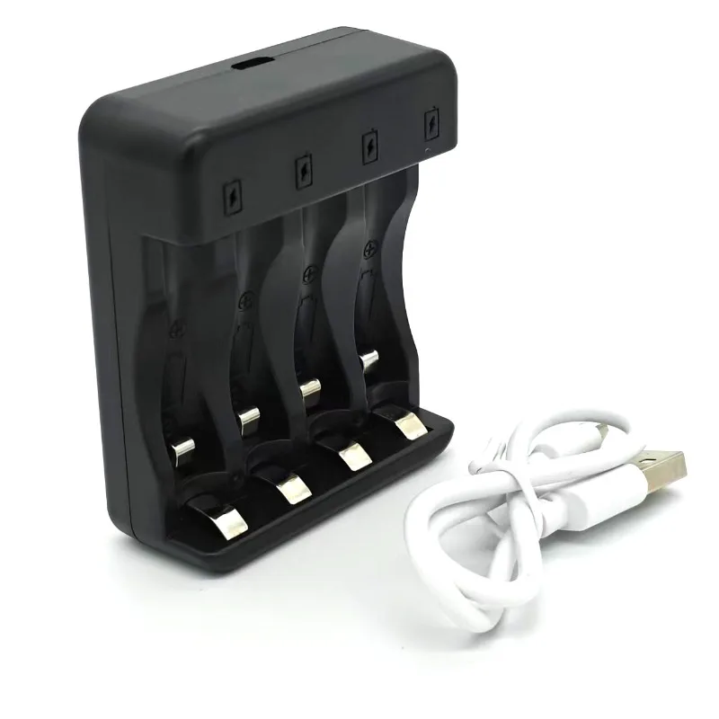 For Rechargeable Ni-Zn Battery 4-slot Smart Fast Charging Smart Ni-Zn Battery Charger Indicator Charging Cable With LED