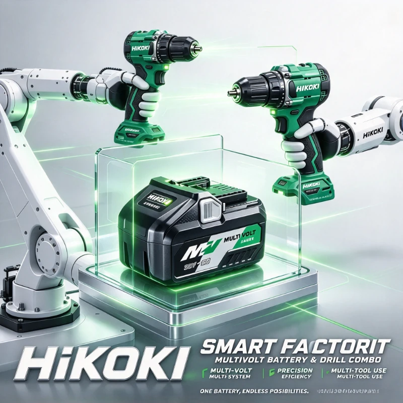 Original HiKOKI 18V 8.0Ah Rechargeable Battery long lasting runtime overload protection design for Hitachi cordless power tools