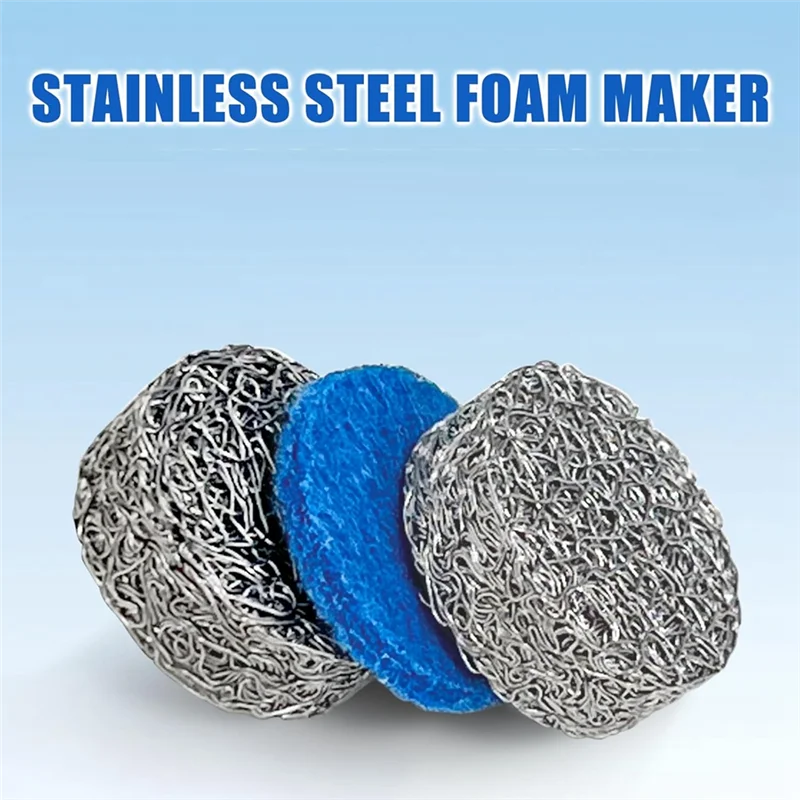 HRBAJ-Foam Cannon Orifice Nozzle und Foam Maker Meshes Kit für Foam Cannon Ersatzfaden-Düsenspitzen und Netzfilter