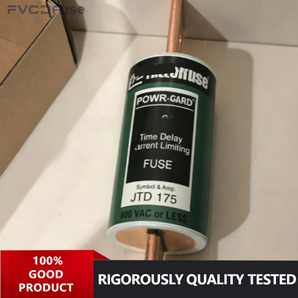 1PCS OEM JTD‑175 Class J Time‑Delay Fuse 175A 600VAC Current‑Limiting Industrial Fuse for Motor PLC Protection