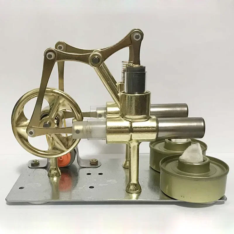 Equilibrio Motore Stirling Modello in miniatura Tecnologia di potenza a vapore Giocattolo sperimentale per la generazione di energia scientifica
