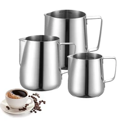 600ML Milk Frothing Pitcher Stainless Steel Coffee Cappuccino Creamer Jugs Cup Espresso Coffee Latte Frother Machine with Scale