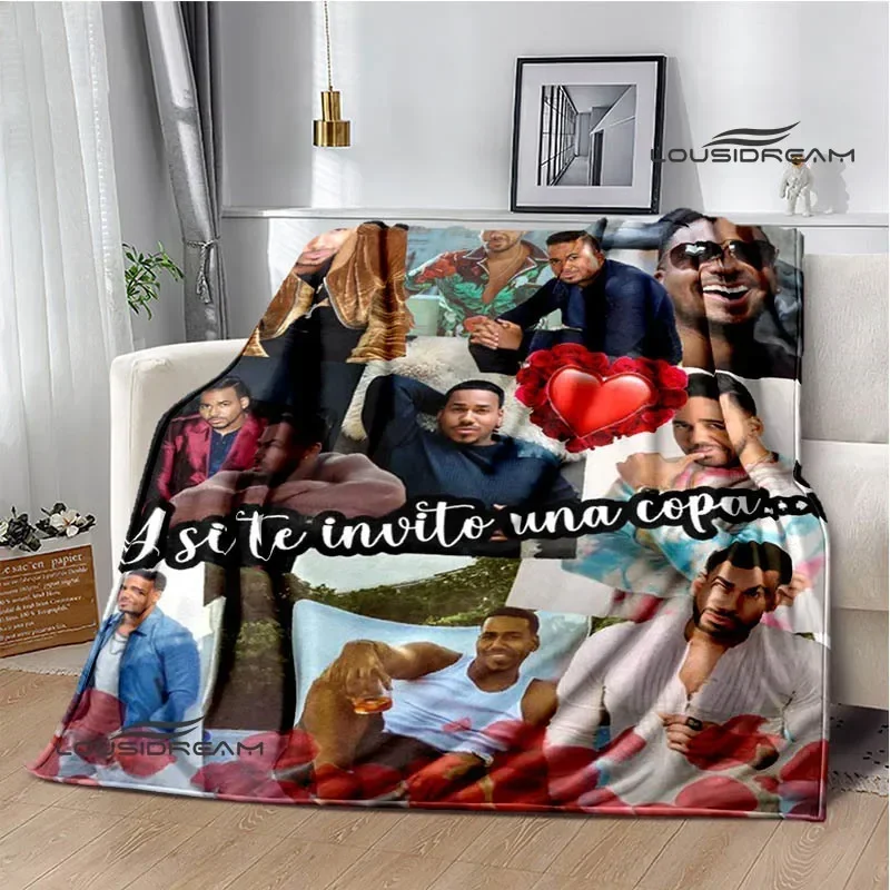 Latin singer Romeo Santos printed blanket Picnic blanket Warm Flannel blankets Home bed linings blankets for beds Birthday Gift