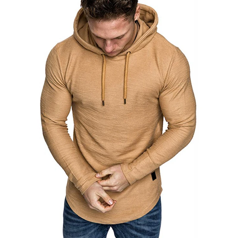 2023 New Men's Brand Solid Color Sweatshirt Fashion Men's Hoodie Spring And Autumn Winter Hip Hop Hoodie Male Long Sleeve M-3XL