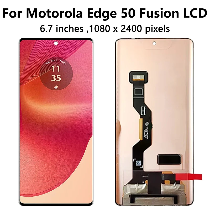 P-OLED For For Motorola Edge 50/50 Pro/50 Fusion/50 Ultra/50 Neo LCD Display Touch Screen Digitizer For Moto S50 Neo Display