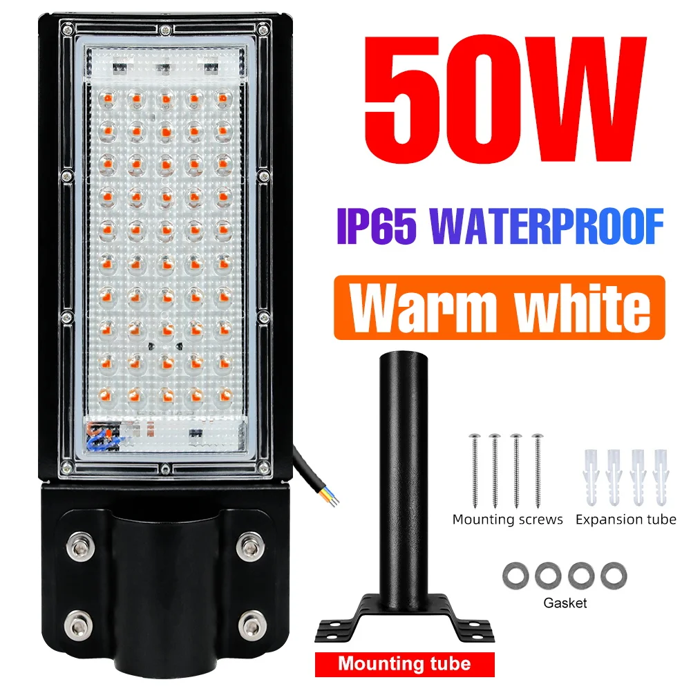 200W LED-straatlantaarn 220V Reflector Spotlight Buitenschijnwerpers IP65 Waterdicht Koud/Warm Wit Voor Tuin Binnenplaats Magazijn