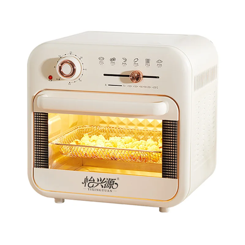 فرن كهربائي للاستخدام المنزلي، آلة الخبز والقلي الكل في واحد متعددة الوظائف، فرن مقلاة هوائية أوتوماتيكي بالكامل بسعة كبيرة، #1