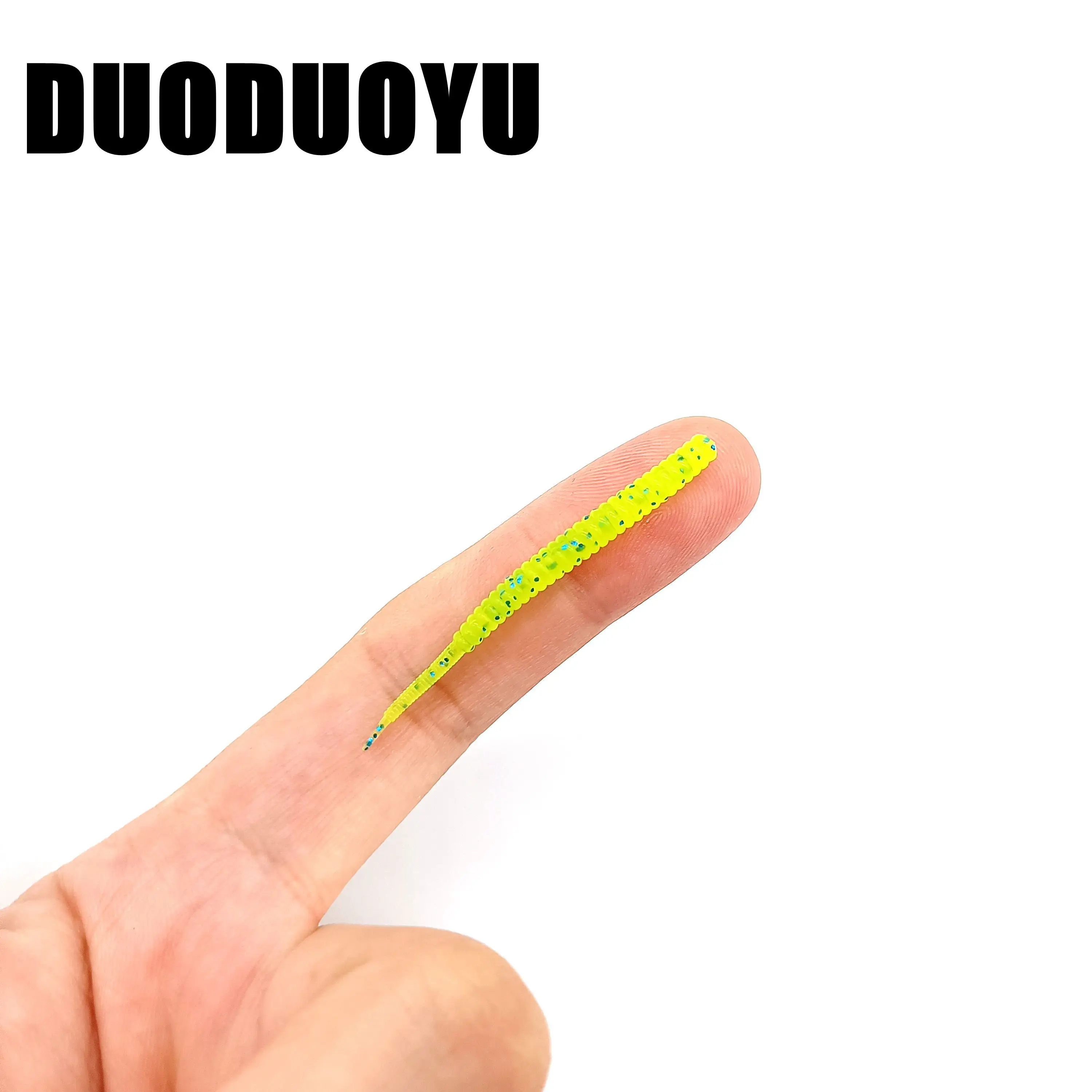 DUODUOYU Señuelo Silicona Mini Cola Aguja – Pesca Spinning y Curricán - imagen 4
