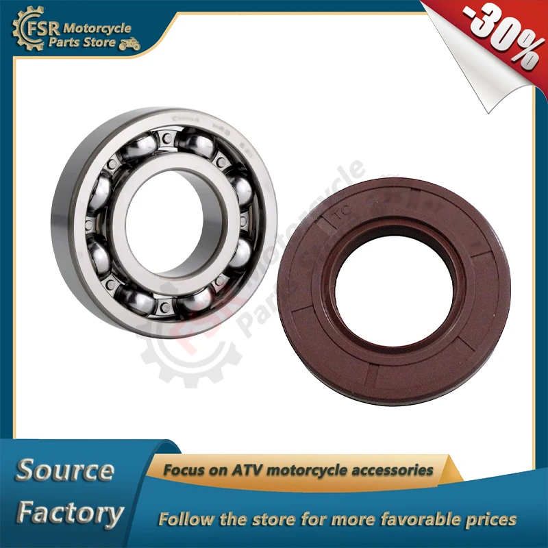 

Drive shaft Ball Bearing & Seal,Fits QJMotor SFA 600 1000 2024-2025,P/N:159336770000 B12016000501,Fluororubber oil seal