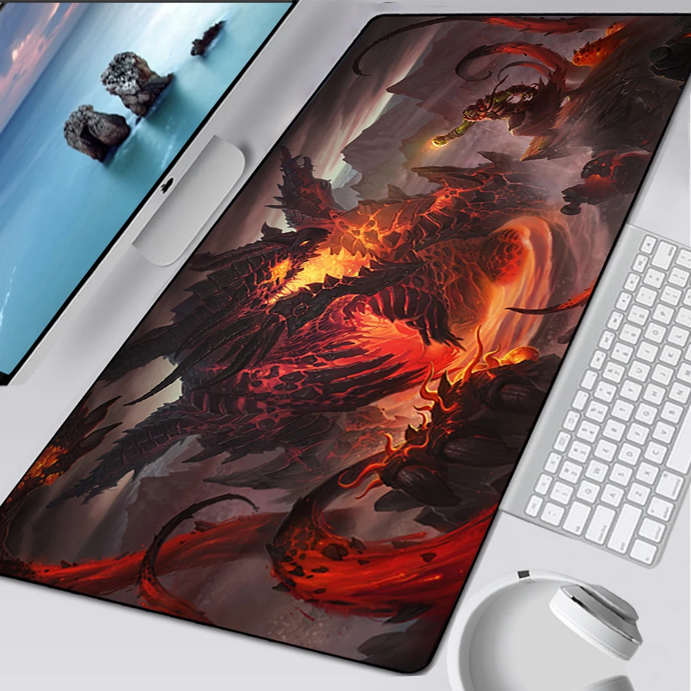 World of Warcraft Deathwing Neltharion Large Gaming Mouse Pad Computer Mousepad PC Gamer Mouse Mat Laptop Keyboard Mat Desk Pad