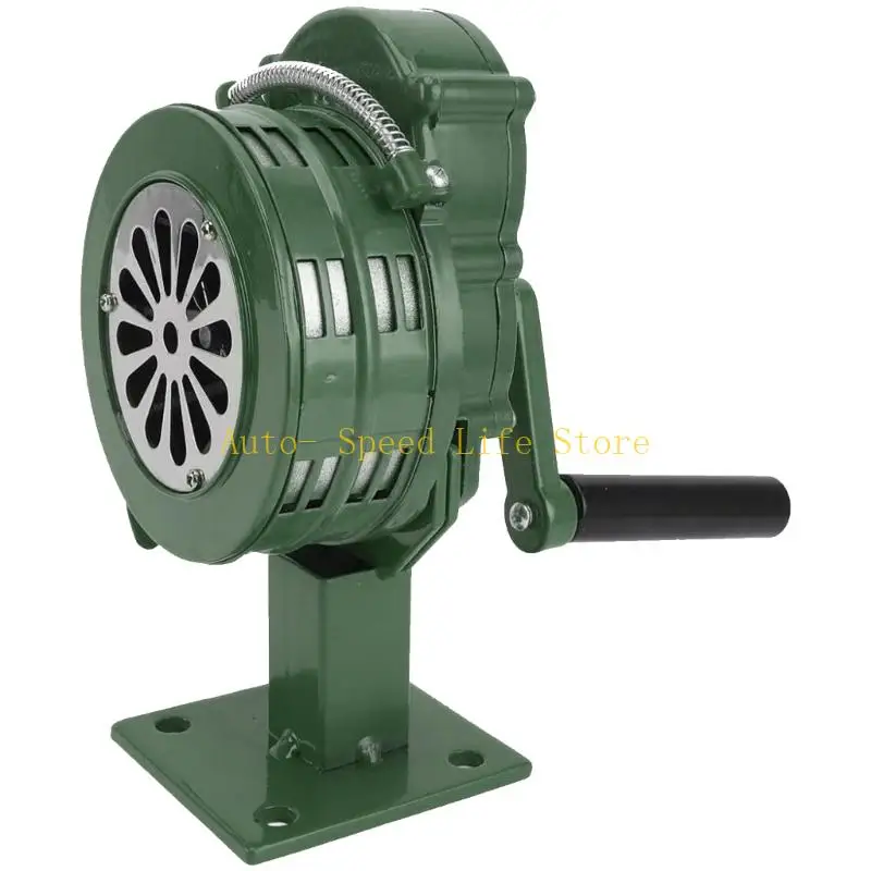 02DA إنذار كرنك اليد دليل صفارة الإنذار في حالات الطوارئ 110dB إنذار يعمل يدويًا للبقاء على قيد الحياة للتأهب للكوارث