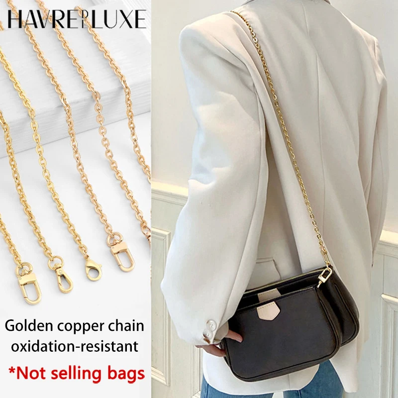 Bag Chain Three-in-one Transformation Metal Bag Messenger Copper Chain Durable Fashion Bag Chain Accessories Single Purchase
