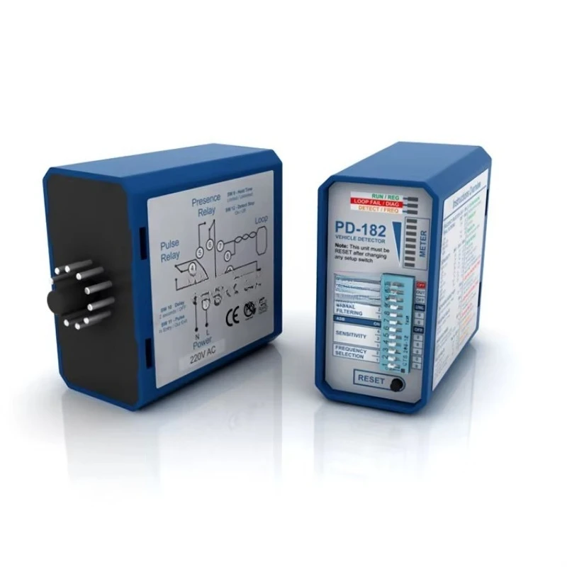 Mais novo detector indutivo de loop único detector de veículo PD-182 AC