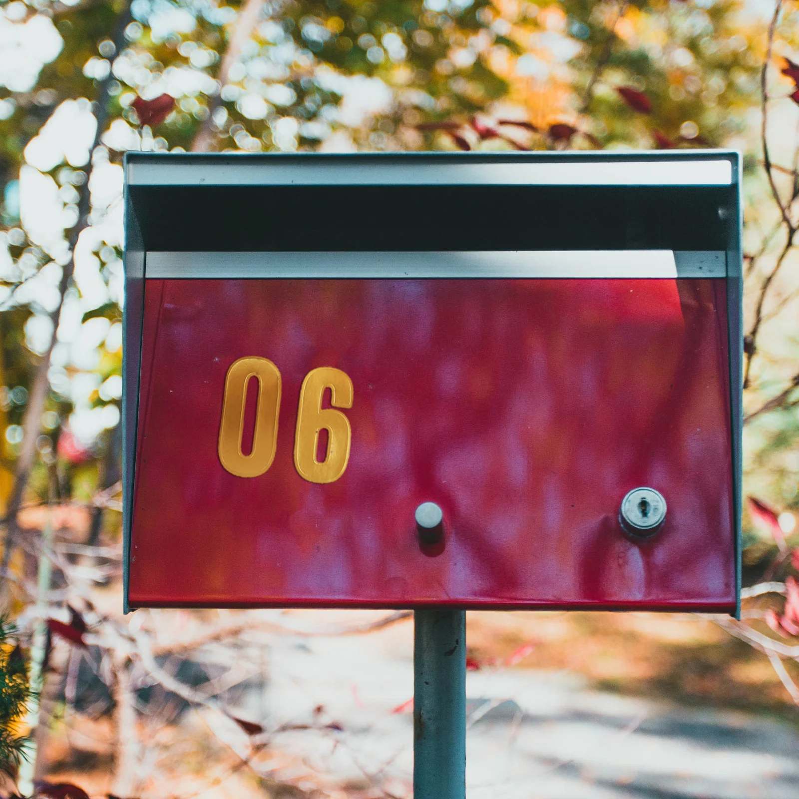 

6 Sheets Vinyl Letter Number Stickers Kit Golden Alphabet Mailbox Labels Foil Waterproof Adhesive Numbers Decorative Stickers