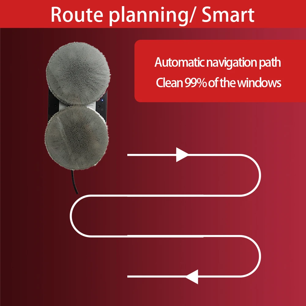 3 Year Warranty Smart Automatic Window Cleaner Robot Cleaning Glass Wash Remote Control