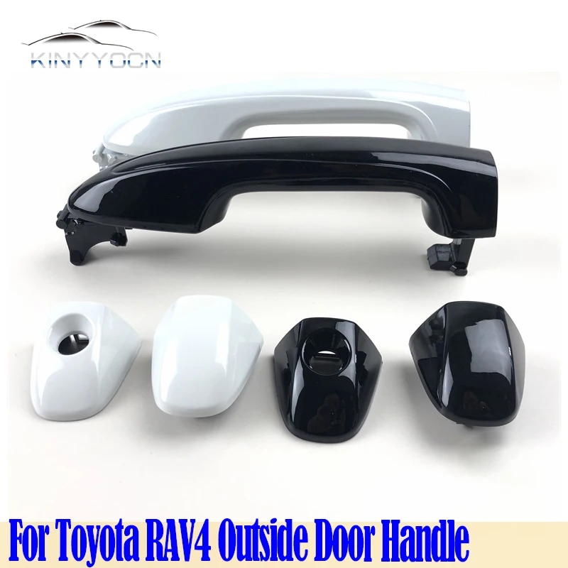 For Toyota RAV4 RAV 4 2013 14 15 16 17 18 Outside Car Door Pull Handle Cover Opening Handle Lid Doorknob Chrome Cap Hood Shell