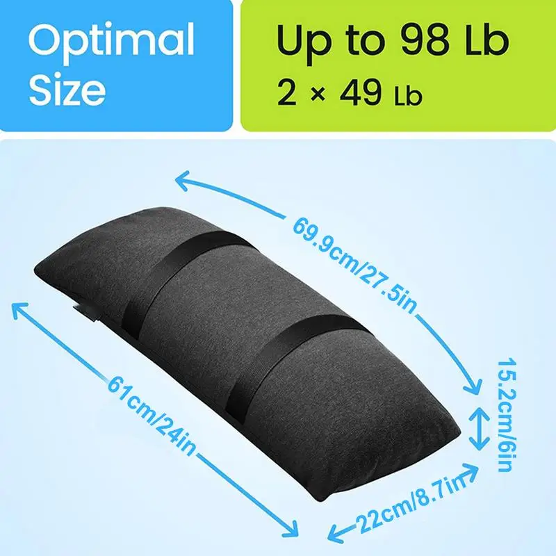 Balance Weight Sandbags Weight Balance Canopy Sandbags 2pcs Refillable Sand Bag Windproof Tent Weights For Patio Poolside Garden