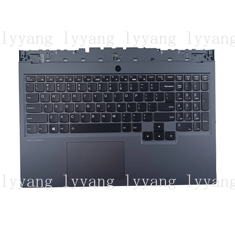 

f new For Lenovo Legion 5-15ARH05 Palmrest Keyboard touchpad US Grey 5CB0Z27670
