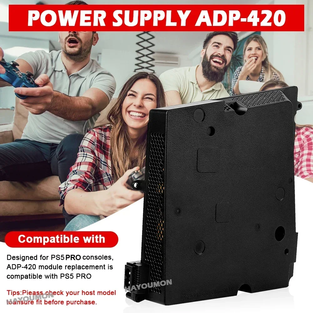 ADP-420DR Netzteiladapter für PS5 PRO Host Internes Original-Netzteil für PS5 Pro Spielekonsole 100-127V/200-240V