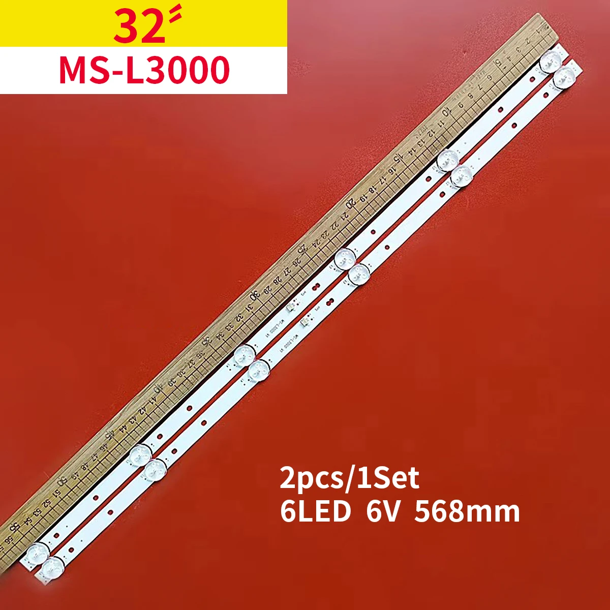 

6LED(6V) 568mm LED Strip For MS-L3000 V1 PTV3215ILED 3215ILED