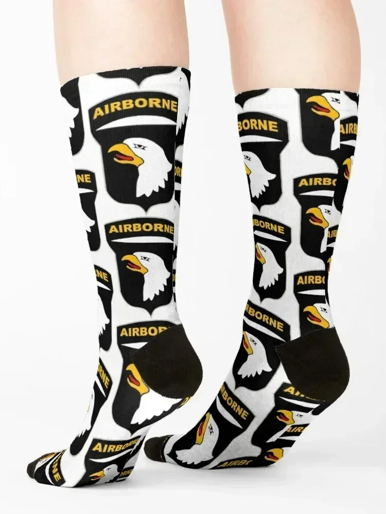 101st Airborne Insignia Socks Hiking boots moving stockings fashionable Sports Socks Female Men's