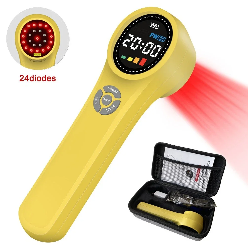 ZJZK 1760mW Deep Tissue Class 4 LLLT Cold Laser for Shoulder Pain Frozen Shoulder Knee Arthritis Sciatica Cervical Spondylosis