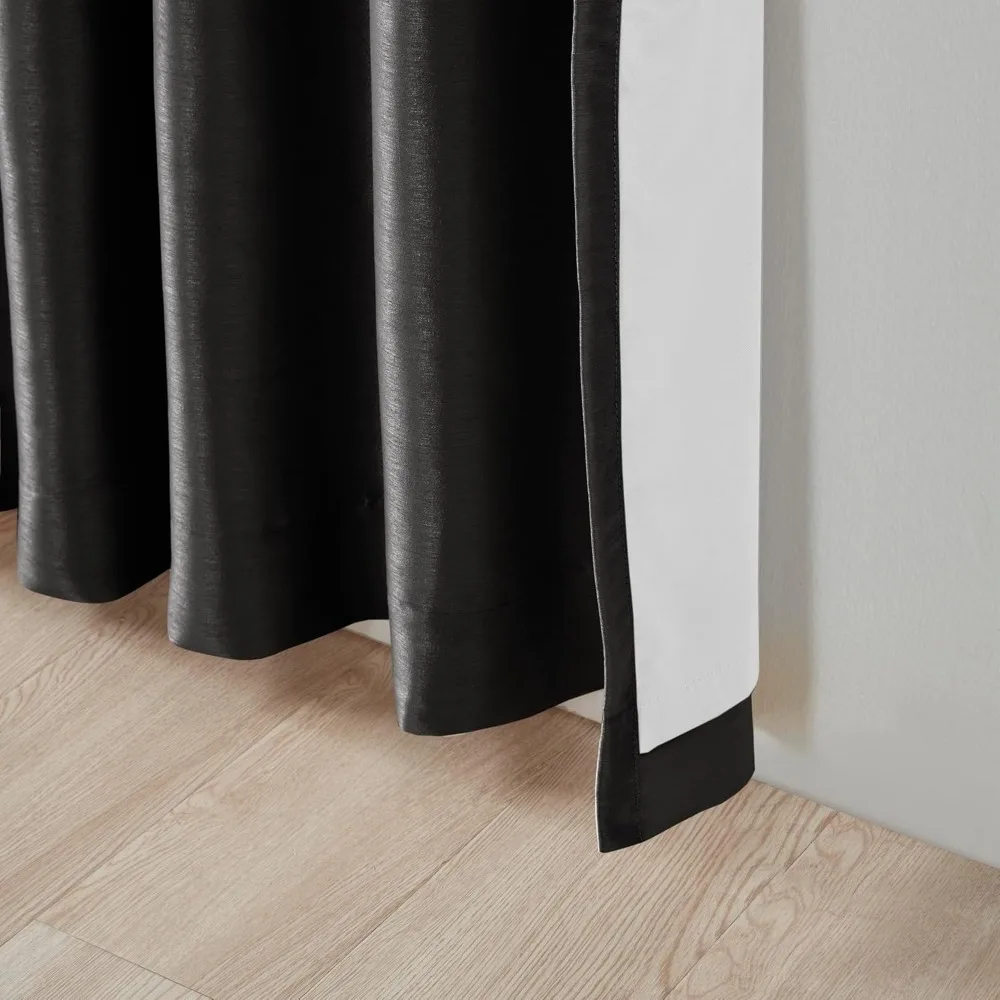 ألواح ستائر نافذة التعتيم 50 × 95 بوصة، إجمالي الظلام، عزل ثقيل، حماية من الأشعة فوق البنفسجية، تقليل الضوضاء، كفاءة في استخدام الطاقة،