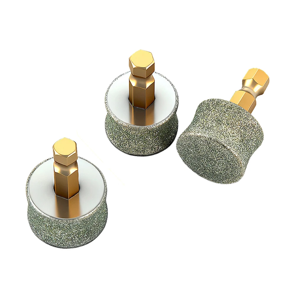 

Алмазная насадка для шлифовки ногтей с тонкой отделкой, с алмазным покрытием, медная, с мелким и крупным зерном, для мелких пород.