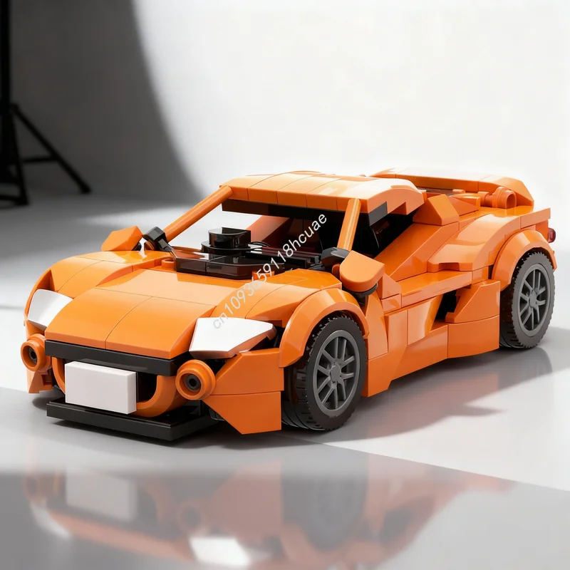 373 قطعة من مكعبات البناء على شكل مدينة الأبطال أوتوباس إيه إس إل غاراييا، هدايا عيد الميلاد، ألعاب إبداعية للأطفال