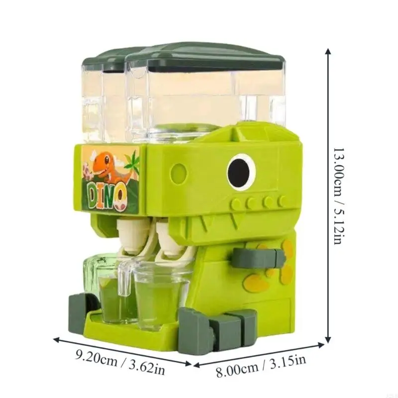 Pretend Water Dispenser Toy with Creature Theme, 2 Outlets, 2 Cups, and Plastic Body for Kitchen Pretending Settings A2UB