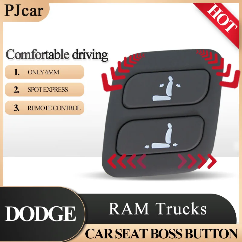 

PJ Car For power seat Do.dge RAM Trucks wireless boss key modified passenger seat adjustment button