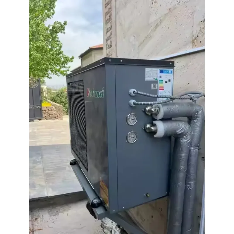 Folansi Pompa Panas Inverter DC Kebisingan Rendah DHW Pendingin Pemanas 14.5kw Sumber Udara Monoblok Inverter DC Pompa Panas Udara Ke Air