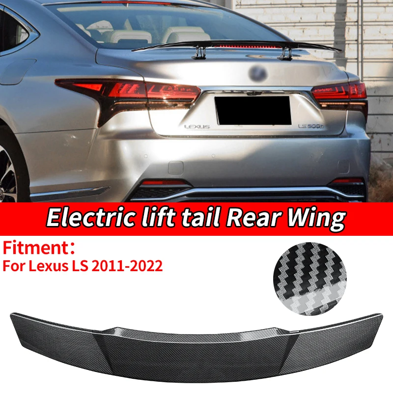 

Car Universal Electric Rear Spoiler Wing Trunk Tail Remote Control Modification Accessorie For Lexus LS 2011-2022